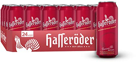 Hasseröder Premium Pils Dosenbier, EINWEG, Pils Bier (24 x 0.5 l Dose)