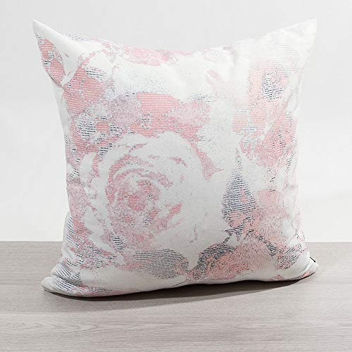 LYSEL Kissen Deko rosa Annaba 45x45 Polyester Kissenbezug Dekokissen