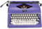 Royal 79119Q Klassische manuelle Schreibmaschine, Violett