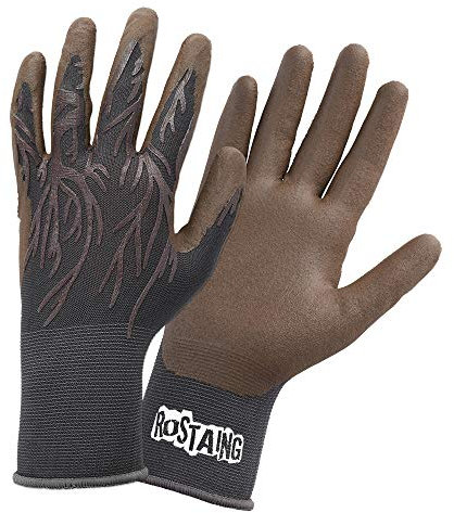 ROSTAING Dünne Gartenhandschuhe, sehr komfortabel, abriebfest, Größe 07