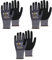 Arbeitshandschuhe - HPHST SF001TS Handschuhe 3 Paar Montagehandschuhe für Damen und Herren Gloves Ergonomisches Design Smart Touch Gartenhandschuhe Größe 11/XXL