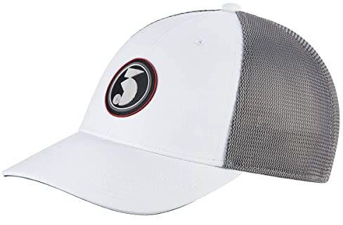 adidas Mens Cap Links Trucker Kappe, White, HC1206, Size OSFM