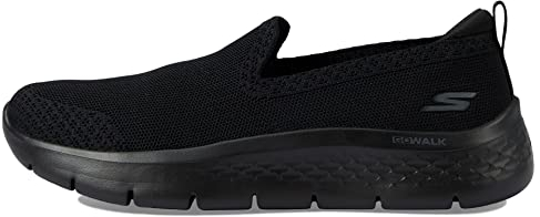 Skechers Damen Go Walk Flex Bright Summer Low-Top-Sneaker, Schwarz, 43 EU