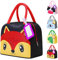 XiXiRan Bolsa de Almuerzo Niño, Lunch Bag, Bolso de picnic Refrigerador Comida, Bolsa Nevera Pequeña Almuerzo Dinosaurios con Nombre, Bolsa Bento con Etiqueta de Nombre (HL)