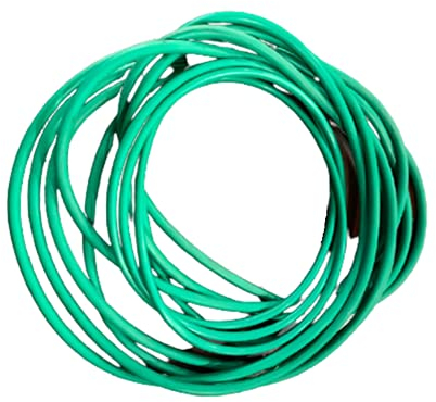 MACHSWON 50 Stück Fluor Gummi O-Ringe Dichtung Gummi Unterlegscheibe Rund Dichtungsring 65 mm Außendurchmesser 58 mm ID 3,5 mm Breite FKM Dichtungsringe Dichtungsringe Grün