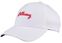 Callaway Damen Stitch Magnet Mütze, weiß/Korallenrot, Einheitsgröße