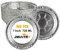 JMIATRY 100 Pcs 7 Inch Round Foil Trays, 720ML Air Fryer Tin Foil Trays, Oil-Proof Non-Stick Aluminum Foils Tray Round for Baking, Cooking, Oven and Air Fryer