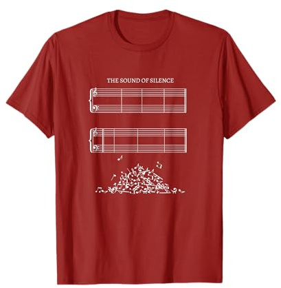 Notenblatt ohne Noten - The Sound of Silence Musiker Outfit T-Shirt