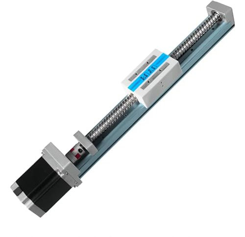 FUYU FSK40J Linearführung Linearmodul Kugelumlaufspindel motorisiert für CNC-Lineartisch mit Nema 23 Schrittmotor 400mm Hub