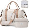 Reisetasche Damen Handgepäck Tasche Sporttasche mit Kulturbeutel Weekender Bag Schwimmtasche Wasserdicht Travel Duffle Bag Fitnesstasche Trainingstasche Krankenhaustasche mit Schuhfach,C11-Beige Braun