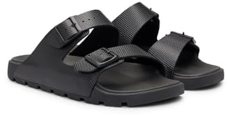 BOSS Hommes Surfley Sand Sandales unisexes à double bride avec tige structurée