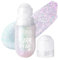 Prreal Roll-on Body Glitter Gel, Mermaid Makeup Festival Rave Accessories, Gliter Face Paint Holographic Hair Glitter Gel, Sparkle Body Shimmer Halloween Makeup for Rave Party(03 Sprakling Pink)