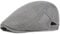 XYIYI Grau Herren Atmungsaktive Mesh Newsboy Cap Sommer Beret Efeu Kappe Fahren Cabbie Flachen Hut