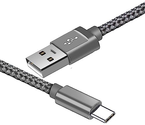 USB C Cable Fast Charge, USB Type C Charger Cable Charging Lead Compatible with Samsung Galaxy S22 S21 S21+ S20 Plus Ultra FE 5G, A52 A72 A32 A42 A51, Note 20 10 9 8 (1 Meter)