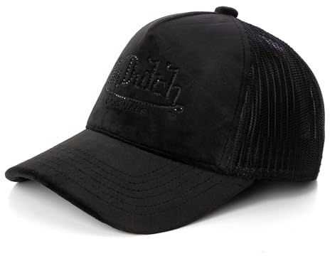 Von Dutch Miami Trucker Velvet Snapback Cap schwarz