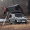 KK-GGL Wetterfestes Auto Auf Dem Dachzelt, Schwarzes Schnellpop -Up -SUV -Zelt, Dachzelt Mit Großer Kapazität Für 4 Personen, Hartschalen -Van -Top -Zelt, Mit Aluminium -Teleskopleiter
