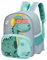 Generisch Kinderrucksack für Kleinkinder Mädchen & Jungen Dino, Wasserdicht und Bequemer Rucksack, 8,3 Liter Vorschule, Kindergarten, Kita und Schule 2-8 Jahre (Grau)