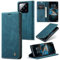 Cracedily Handyhülle für Xiaomi 14 Hülle. Klapphülle Premium Lederhülle Klappbar Flip Case Tasche Magnet Kartenfach Standfunktion Klapphülle Schutzhülle für Xiaomi 14 Handyhülle, Blaugrün
