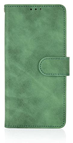 HAOYE Lederhülle für OnePlus Nord 4 5G Hülle, Handyhülle Premium TPU/PU Schutzhülle Flip-Case mit Standfunktion, Kartenfach und Magnetverschluss, Grün