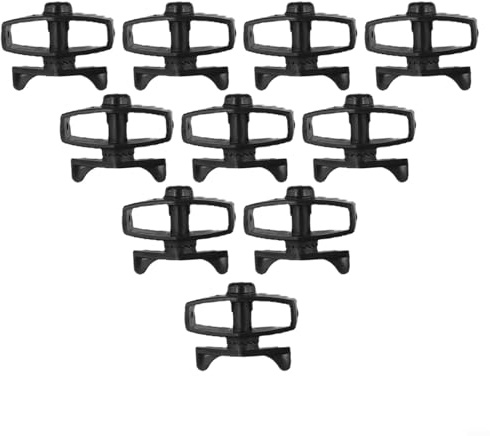 Lot de 10 tendeurs de fil pour clôture électrique pour clôtures de ferme et d'arrière-cour Mécanisme à cliquet pour une tension sûre