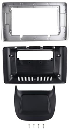 Remplacement de voiture Fascia d'autoradio 2 Din Compatible avec Sentra 2001 – 2006, lecteur Audio stéréo automatique, panneau DVD, Kit de tableau de bord, cadre, support de Console centrale Intérieur