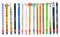 Radierbare Stifte Bundle - Set mit 16 Gelstiften