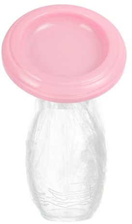 Houolsator Manual Breast Pump Silicone Breastmilk Pump Collect Breastmilk Leaks for Nursing Moms 90ml Breast