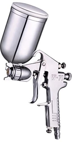 SEWACC Lackierpistole Pneumatisches Auto Anwendungssprühgerät Airbrush Elektrisches Auto Gebläse Farbsprühgerät Jet Saugzufuhr Luftsprüher Farbpumpe Hochaufbau Autolack