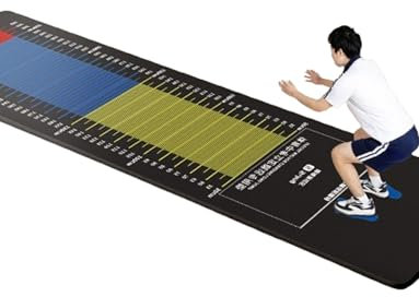 Genérico Colchoneta de Salto de Cuerda Grande for niños y Adultos, Antideslizante, for Entrenamiento de pie y Salto de Longitud, silenciosa, for Gimnasio Escolar, Apta for Calzado.(200x50cm)