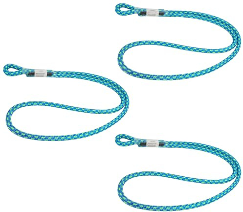 AOLEBA 8MM (5/16) Prusik Loop, Pre-Sewn Prusik Cord, Safety Sewn Prusik Rope for Climbing Arborist Rescue, Outdoor Climbing Aider Prusik Loops 22 Inches