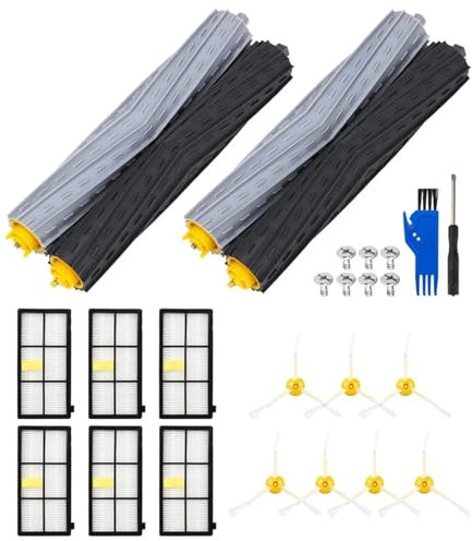 Compatibile con iRobot Roomba 860 865 870 880 896 960 966 971 976 980 981 Robot Aspirapolvere Spazzola Principale Filtro Hepa Parti