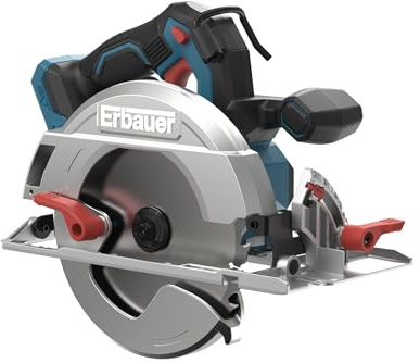 Erbauer ERI1086CSW Scie Circulaire sans Fil 18 V 190 mm sans Batterie