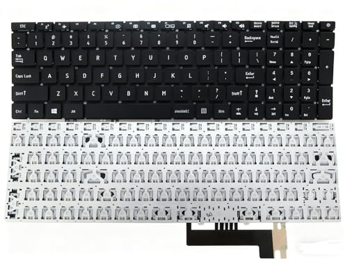 ZHOUQOZ US GR-Layout für Haier für Borui M71-53711 M53 Laptop-Tastatur(Black US)