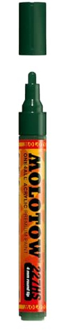 Molotow ONE4ALL Acrylic Paint Marker, 4mm, Future Green, 1 Each (227.222)