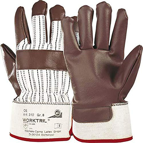 KCL 310 Schutzhandschuh Worktril Nitril Baumwolle Jersey Gr. 9 1 Paar