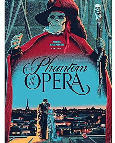Wee Blue Coo Film Movie Paris Skull Laemmle Phantom Opera Art Large Art Print Poster Wall Decor 18x24 inch