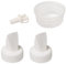Ardo Single Service Kit - Spare Parts for Ardo Pumpsets. Replacement Lip Valves, Membrane Pot, & Tube Connector. Suitable for Use with Alyssa, Calypso and Carum Electric Breast Pumps.