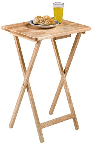 Single Folding Tray Table - Natural.