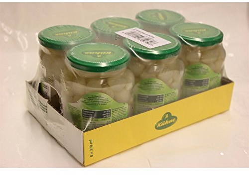 Kühne Zilveruien 6 x 370ml Glas (Silberzwiebeln)