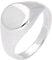 jewellerybox Sterlingsilber Gravierbar Siegelring Größe 70