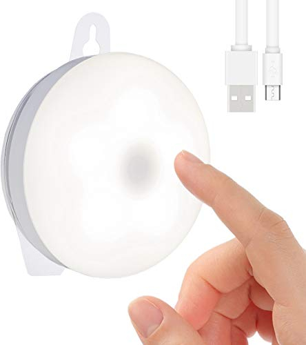 RTSU Baby Nachtlichter für Kinder, wiederaufladbare Nachttischlampe zum Stillen, dimmbare LED-Schranklichter Schranklichter Schranklicht, Stick-on-Touch-Licht mit Helligkeitsspeicher