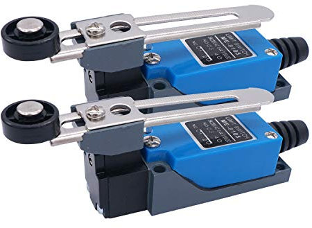 TWTADE 2Pcs ME-8108 Einstellbare Roller Hebel Arm Arduino Endschalter NC-NO CNC Fräser