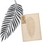 NAKLEO Pochoir de Fleurs pour Peinture Murale Grand Format 43x64cm, Modèle en Plastique et Réutilisable, Tropical Palmier Feuille, DIY Bricolage Artisanat Décoration a Peindre, Bois Tissu Mueble
