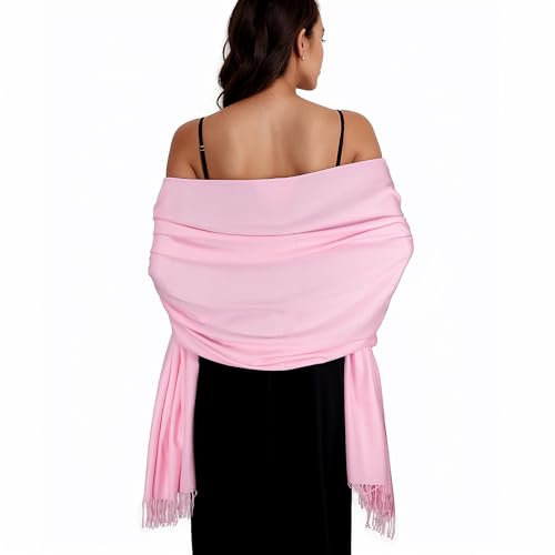 SWAT PANY Chale Rosa Etole Femme Châles Etoles Mariage Echarpes Foulards Pashmina Femme Hiver Chaud Grosse Echarpe