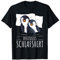 Offizielles Schlafshirt Pinguin Schlafanzug Schlafen Penguin T-Shirt