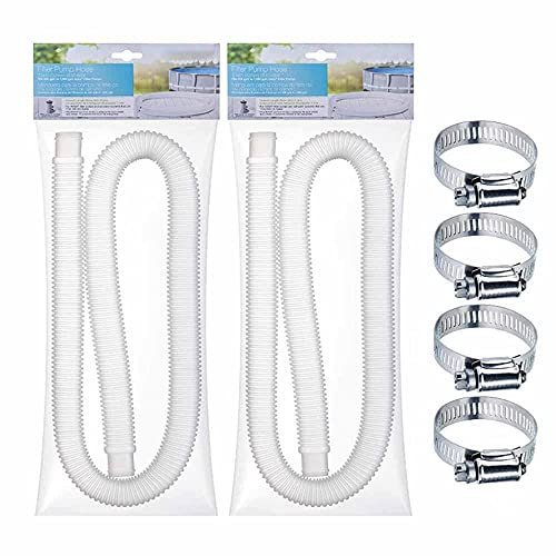 YUNYODA Manguera de repuesto para piscina,manguera de repuesto de 1,25 pulgadas de diámetro, manguera de repuesto para filtro de piscina, compatible con bomba de filtro de 330 GPH, 530 GPH y 1000 GPH