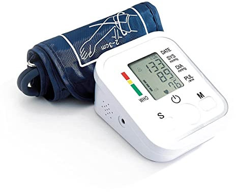 Blood Pressure Monitor with Talking Feature & LCD Display | L12.5 x W10 x D5.3cm