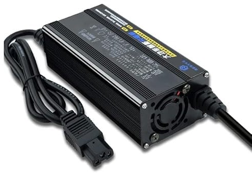 60V 10A Charger 73v 20S lifepo4 16s 67.2V 10A li ion Charger for lithium ion battery lifepo4 LTO li ion lead acid battery (Color : 16S 67.2v lithium)