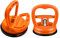 Diyxisk 2 Stück Auto Dellen Saugnapf, 57 MM Auto Saugnapf, Ausbeulwerkzeug, für Fenstergriffe, Türspiegel, Granit, Heben, Handy, Tablet, Demontage von Bildschirmen, Bewegliche Objekte（Orange）
