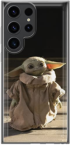 ERT GROUP Handyhülle für Samsung S23 Ultra Original und offiziell Lizenziertes Star Wars Muster Baby Yoda 001 optimal an die Form des Handy angepasst, hülle aus TPU